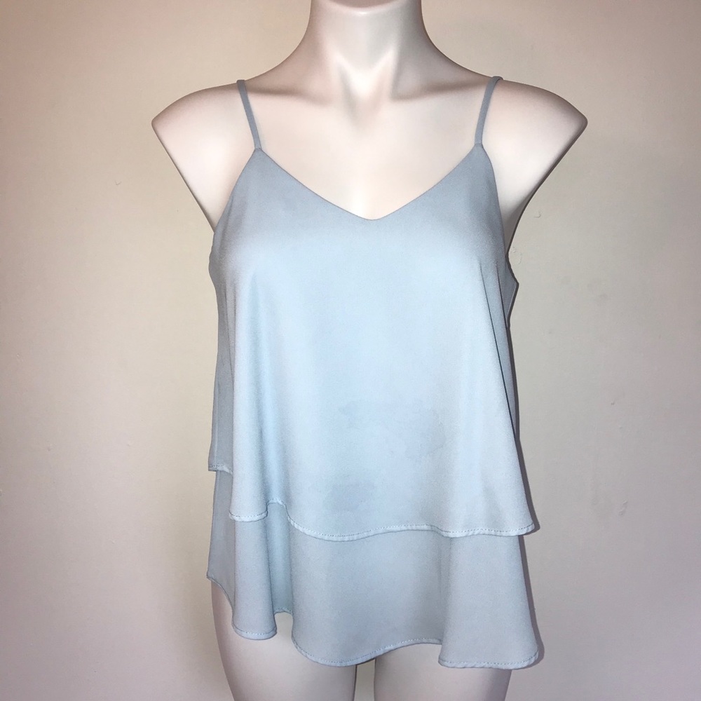 Annabella Tiered Tank Top